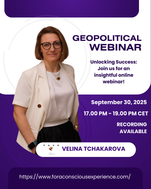 Online Geopolitical Webinar: SEPTEMBER 30 | LIVE GEO-STRATEGIC BRIEFING